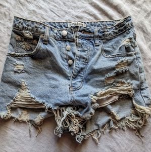 Priceless Denim cutoff shorts